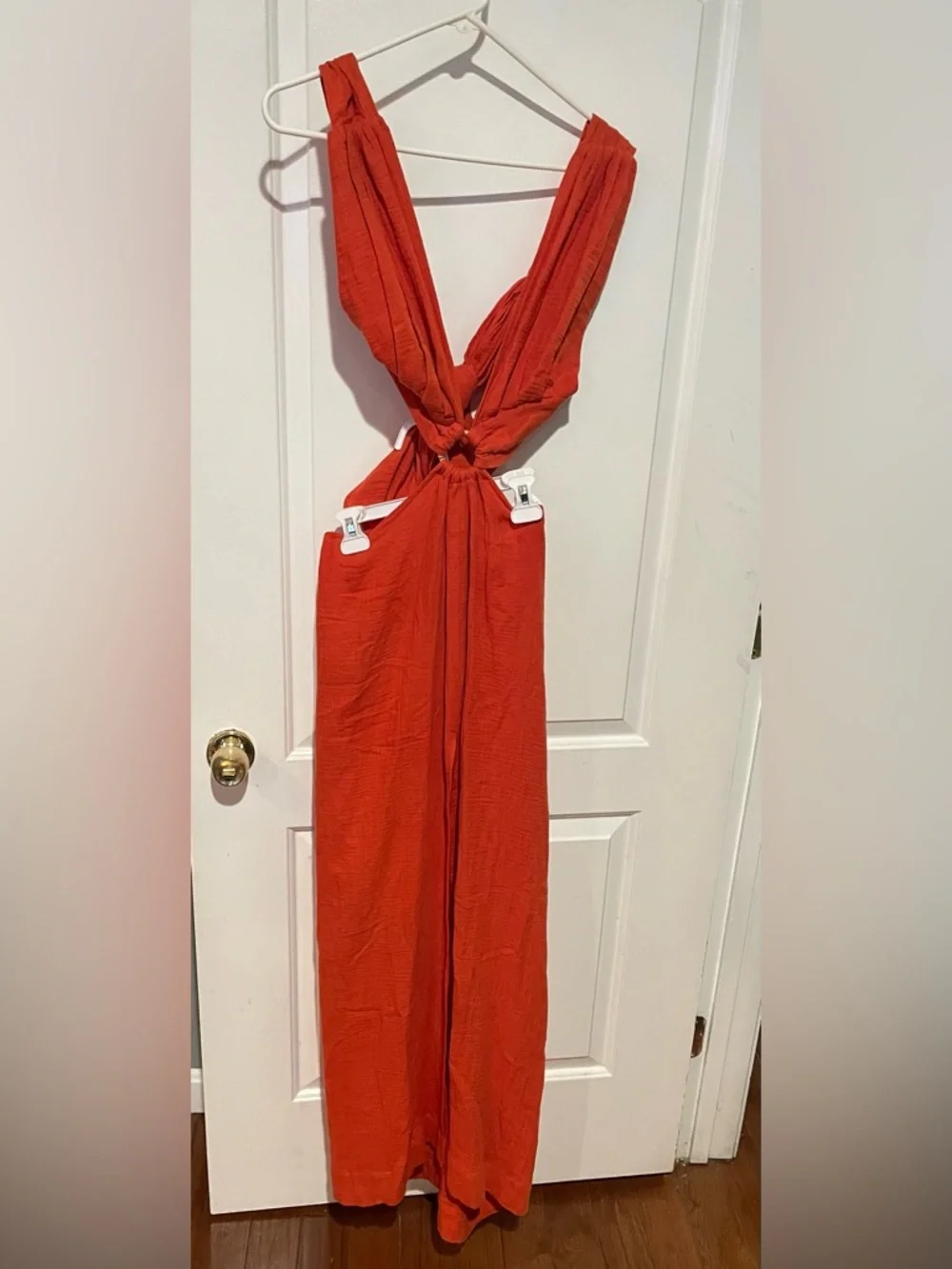 New! Just Bee Queen Sara Cut Out Maxi Multi Way Tie Maxi Dress 🍑 Small